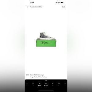 Nike Blazer Mid’77 University of Oregon Football